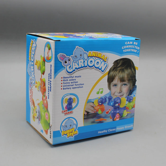 Family Elephant  with Light & Music