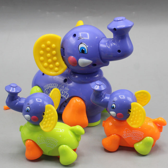 Family Elephant  with Light & Music