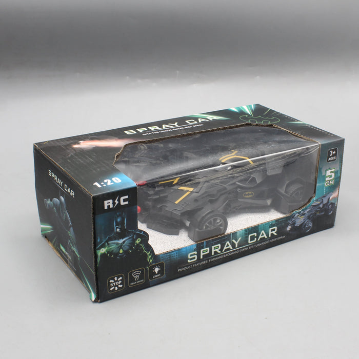 Bat-Man Theme RC Car with Light & Spray
