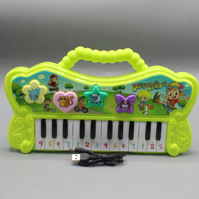 Princess  Electronic Piano Key with Light & Sound