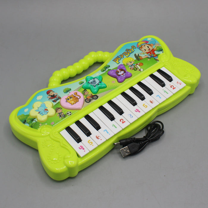 Princess  Electronic Piano Key with Light & Sound