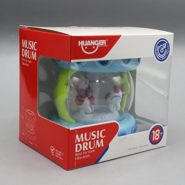 Unicorn Musical Drum with Lights