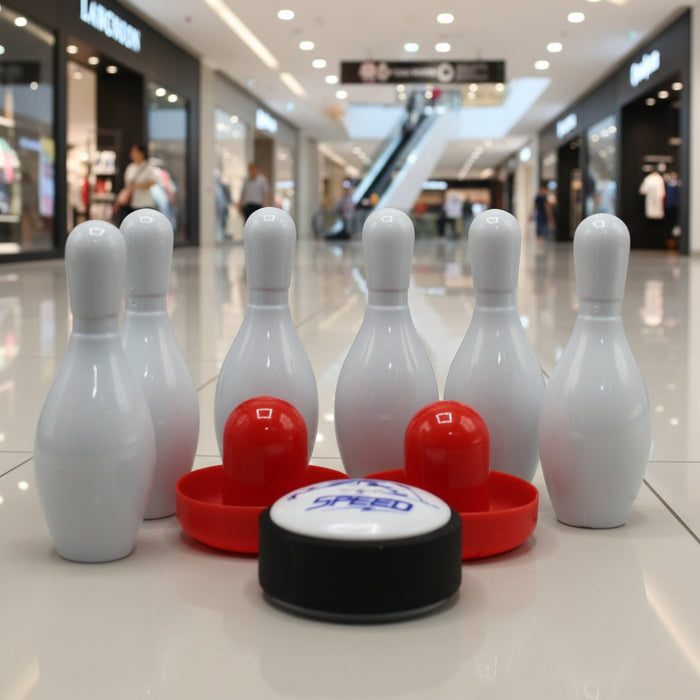 Bowling-Ice Hockey Game