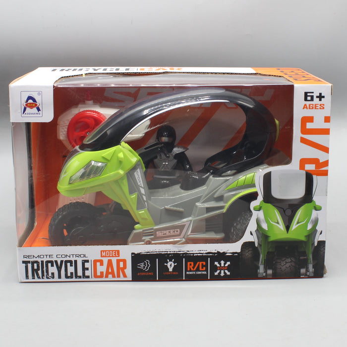 RC Tricycle Model Car with Light & Spray