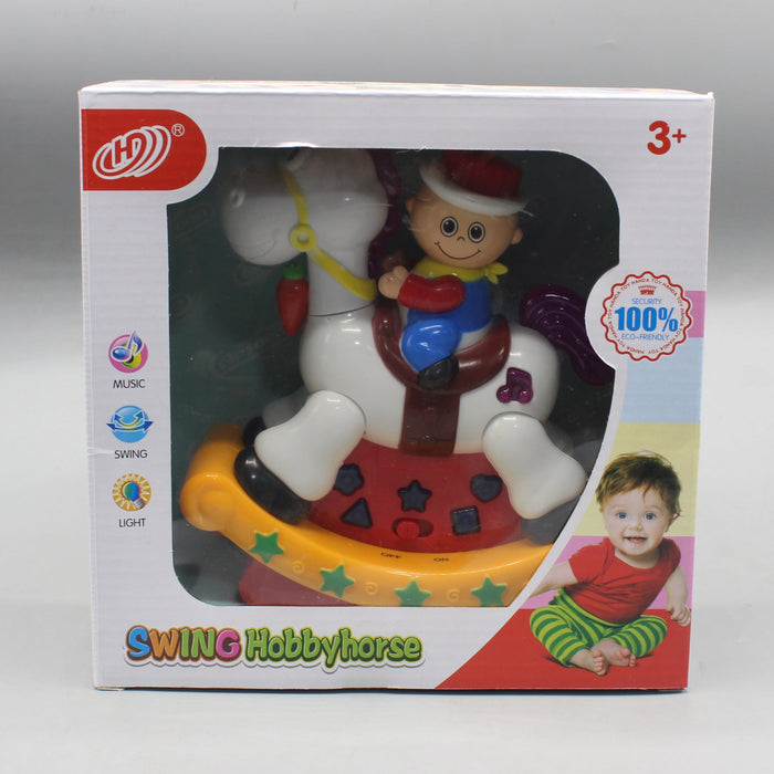 Electrical Swinging Horse with Light and Sound