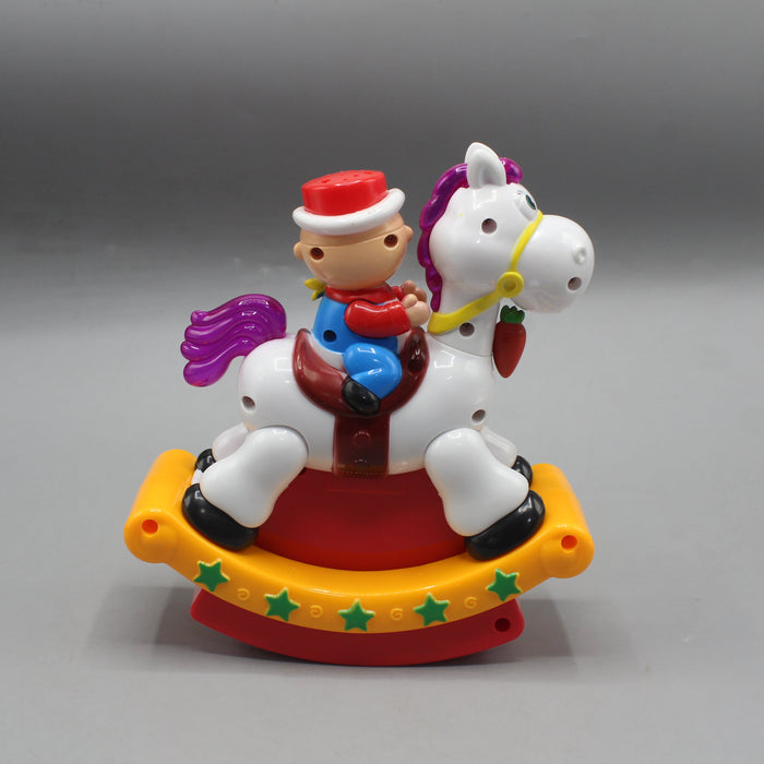 Electrical Swinging Horse with Light and Sound