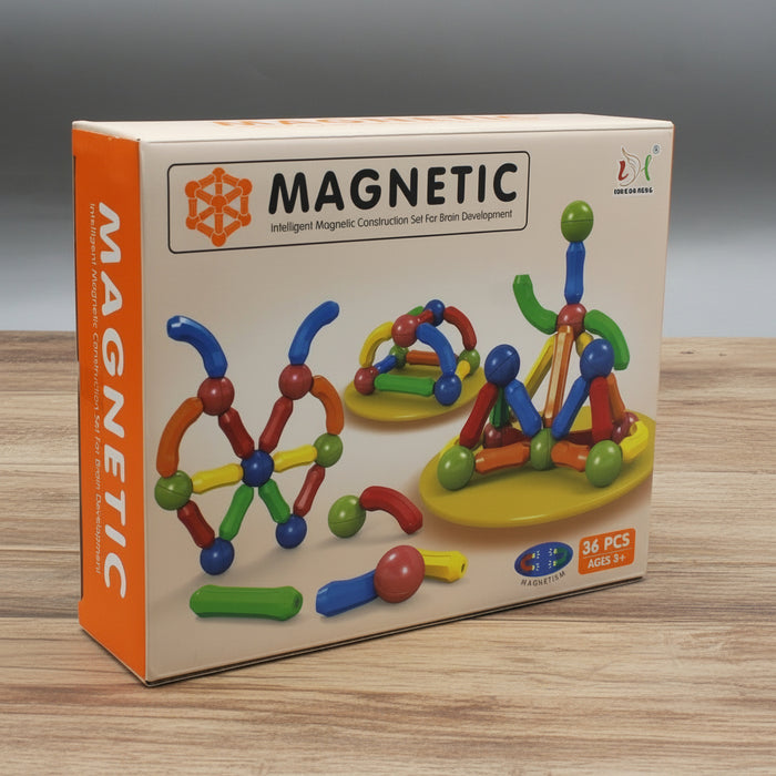 Magnetic Building Blocks Set of 36 Pieces