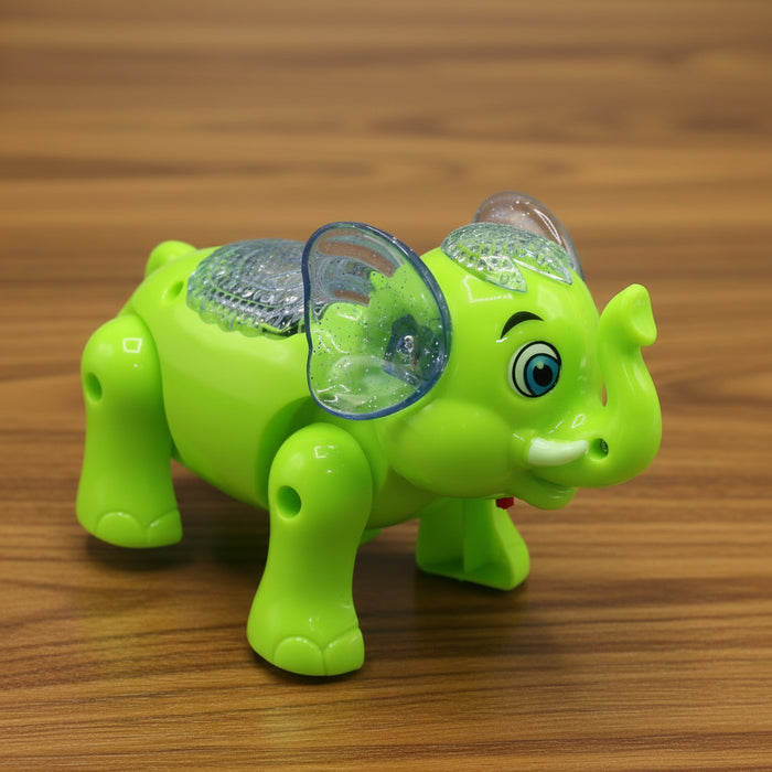 Electric Clever Elephant with Light & Music