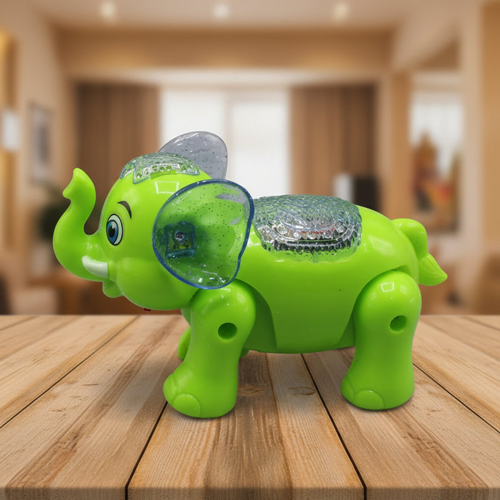 Electric Clever Elephant with Light & Music