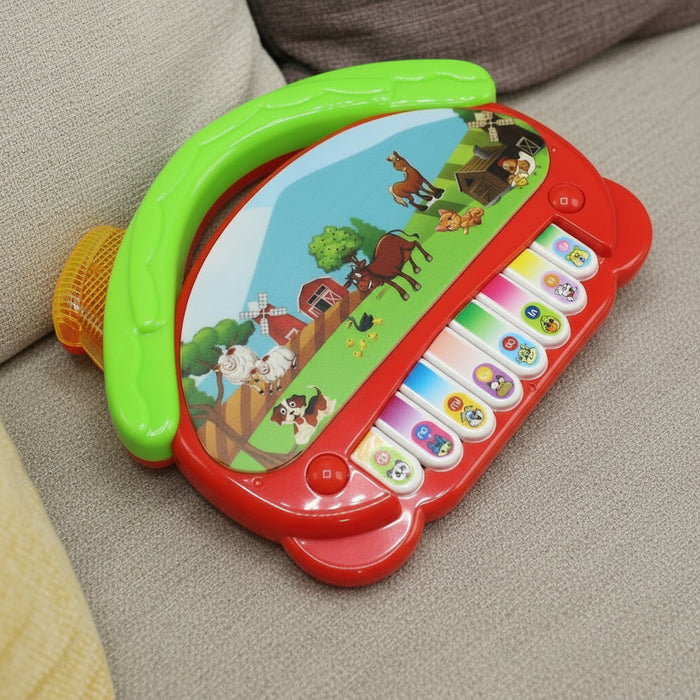 Farm House Theme Musical Piano with Lights