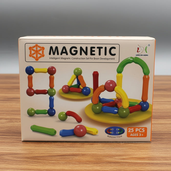 Magnetic Building Blocks Set of 25 Pieces