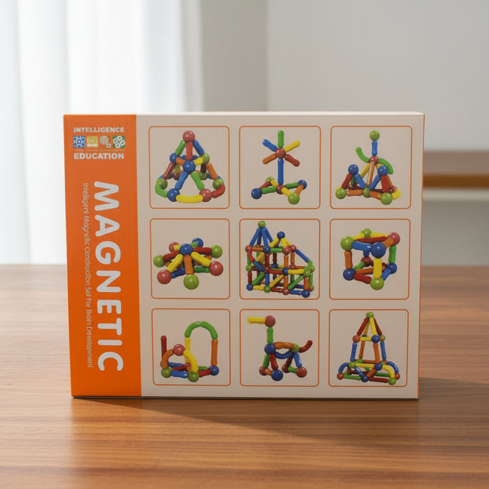 Magnetic Building Blocks Set of 64 Pieces