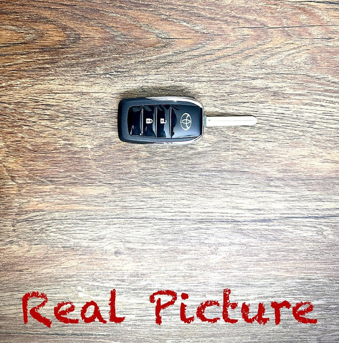 Flip Key 2 Button Remote Key Fob Fore Toyota