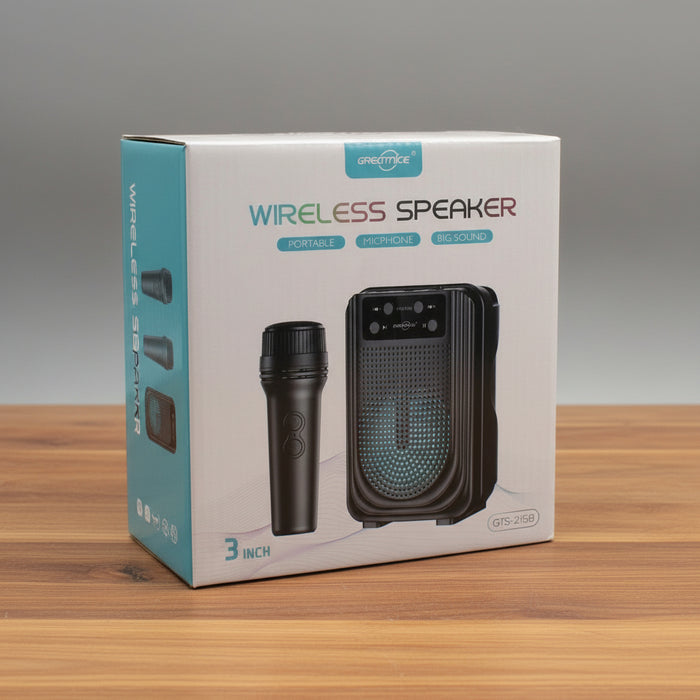 Portable Wireless Speaker with Lights