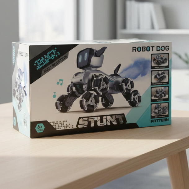 RC Stunt Robot Dog with Light & Music