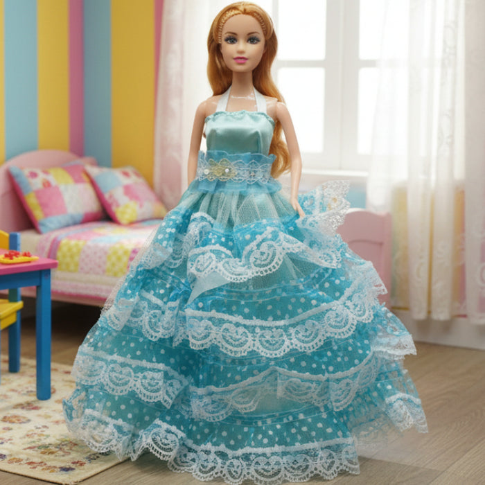 Beautiful Doll with Long Frock