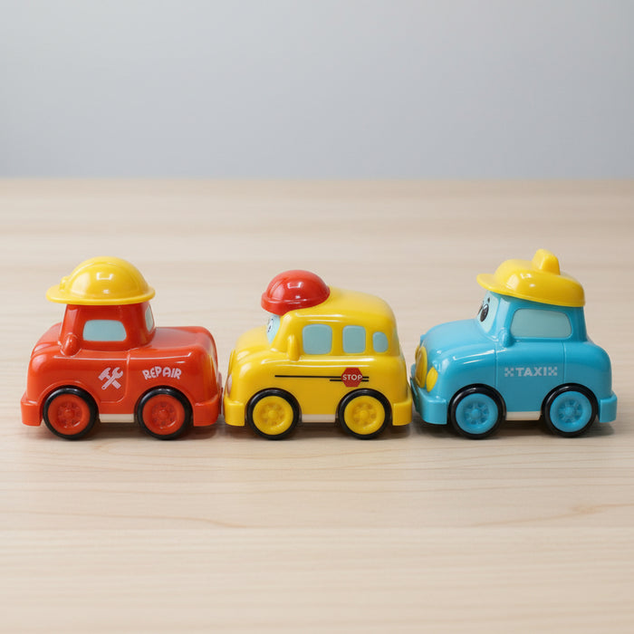 Cartoon Theme Police Friction Cars