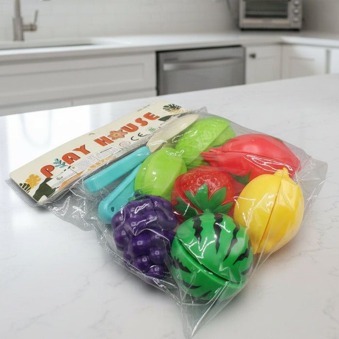 Realistic Fruits Cutting Set