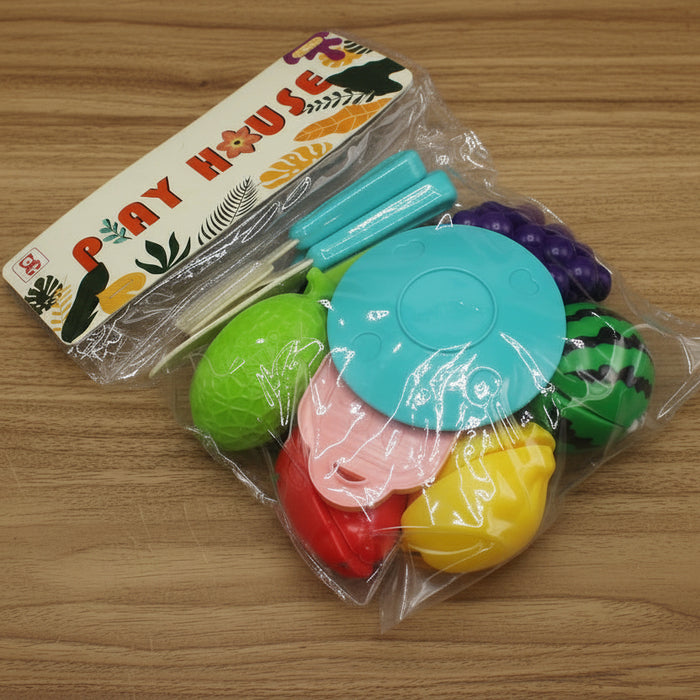 Realistic Fruits Cutting Set