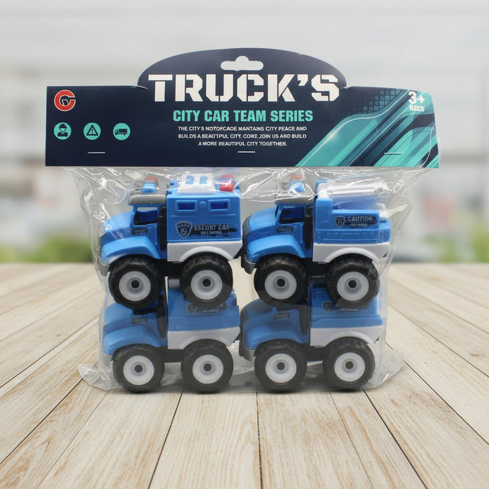 City Car Team Frictions Cars