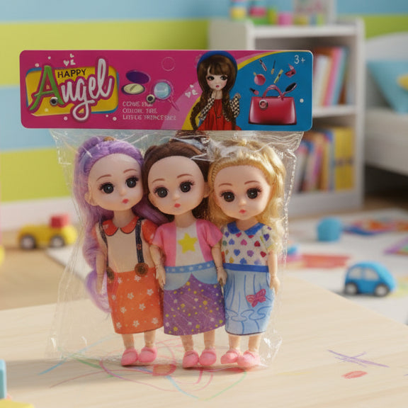 Happy Angel Dolls Pack of 3