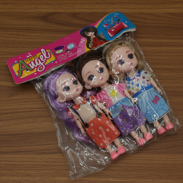 Happy Angel Dolls Pack of 3