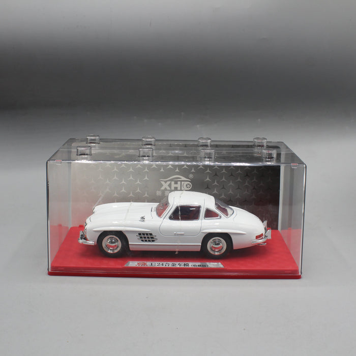 Diecast White Mercedes Benz 300SL Car