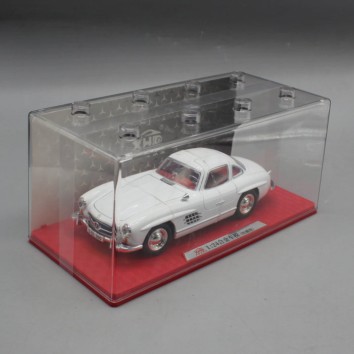 Diecast White Mercedes Benz 300SL Car