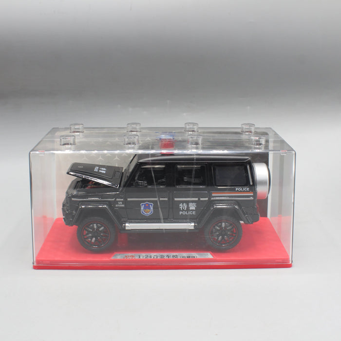 Diecast Mercedes Benz-G Police Car