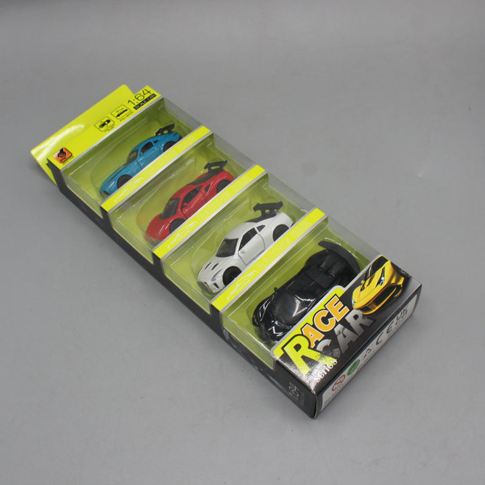 Diecast Racing Car Pack of 4
