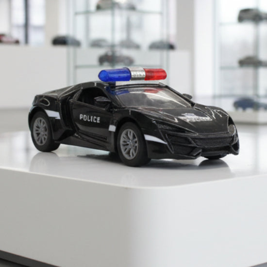 Diecast Police Car with Light & Sound