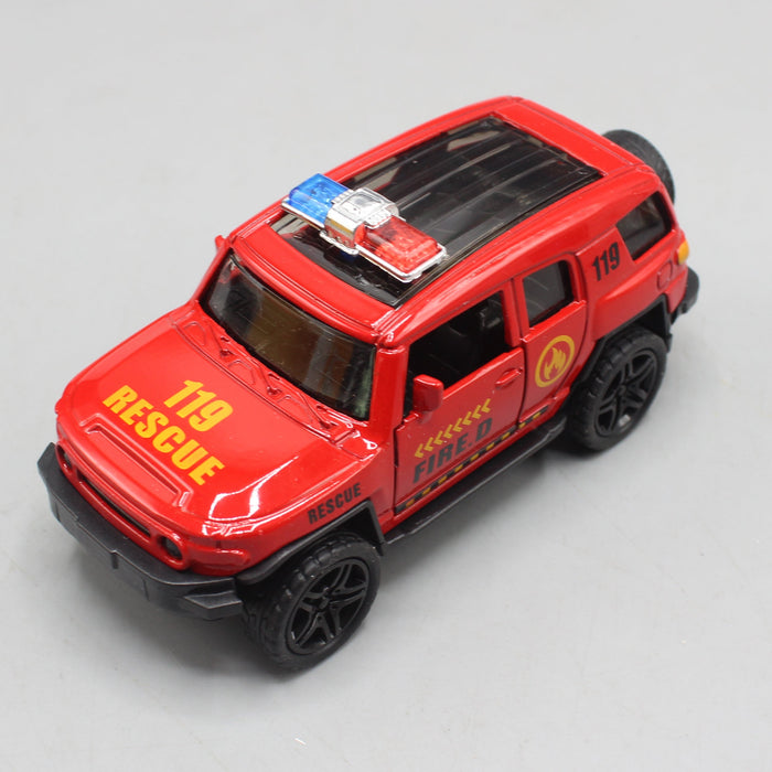 Diecast Rescue Fire .D Car