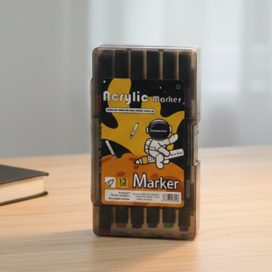 Space Theme Acrylic Markers Pack of 12