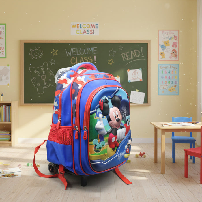 Disney Mickey Theme School Trolley Bag