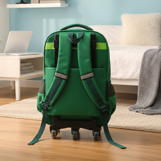 Dinosaur Theme School Trolley Bag