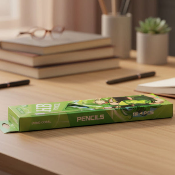 Living Coral Pencils Set of 12