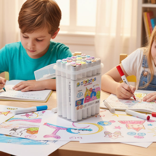 Washable Acrylic Twin Marker Pack of 24