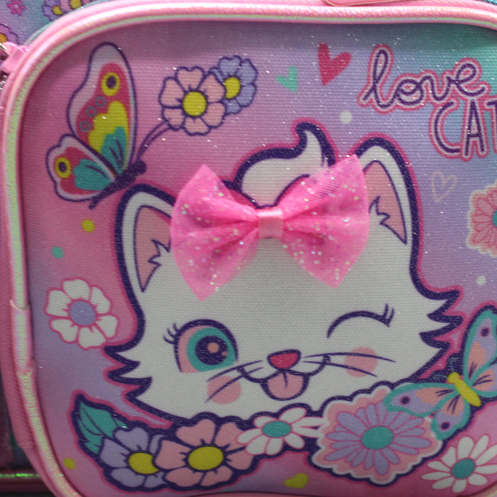 Lovely Cat Theme Mini School Bag