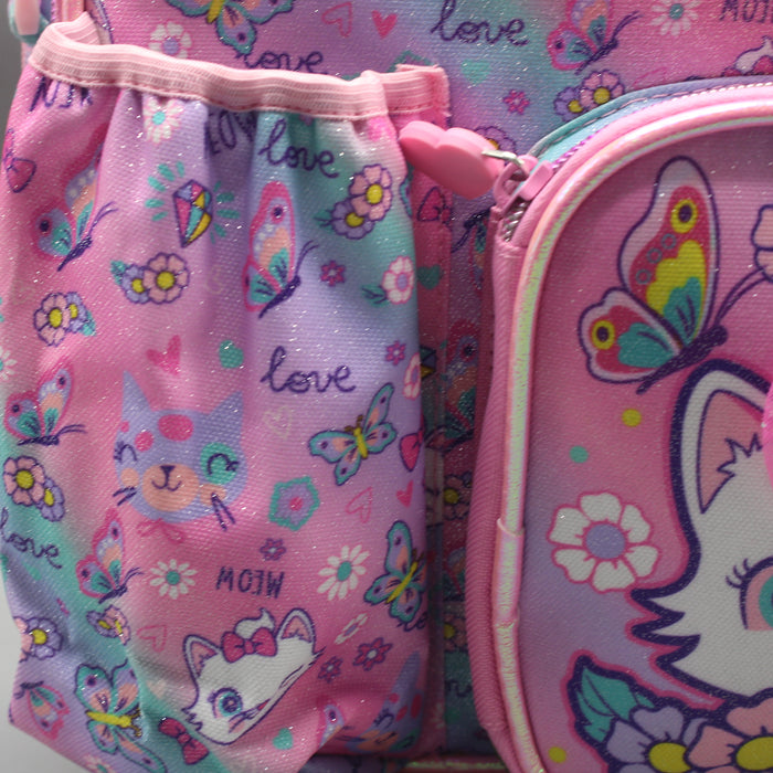 Lovely Cat Theme Mini School Bag
