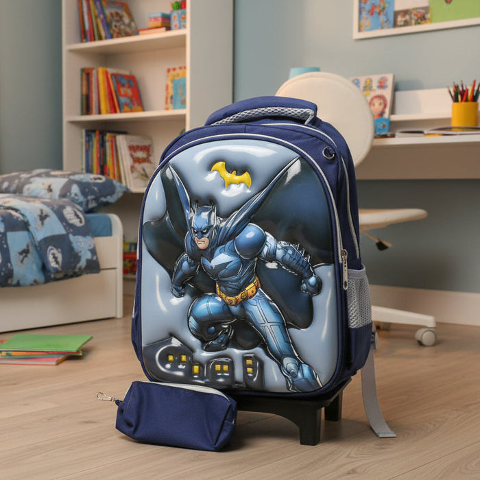 Iron Man Theme School Trolley Bag