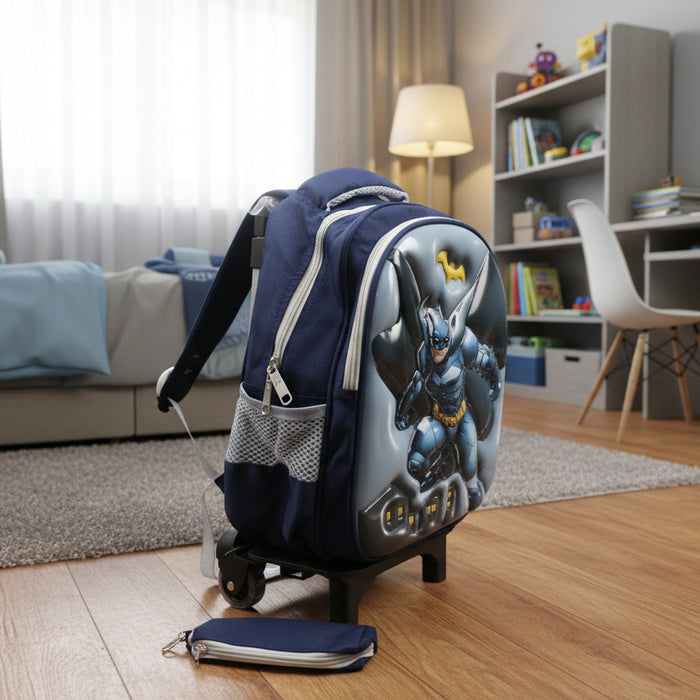 Iron Man Theme School Trolley Bag