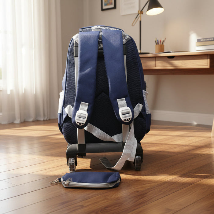 Iron Man Theme School Trolley Bag