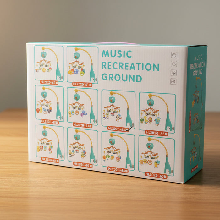 Musical Recreation Ground Hanging Crib Rattles