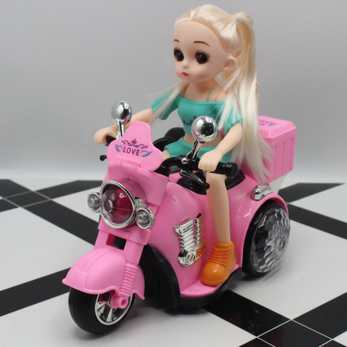 Dynamic Scooter Doll with Light & Music