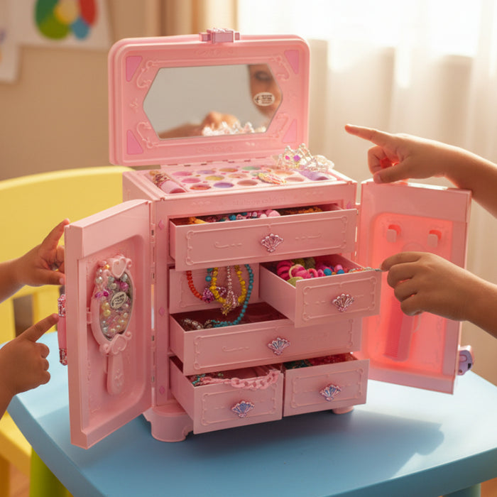 Portable Princess Wardrobe Makeup Case