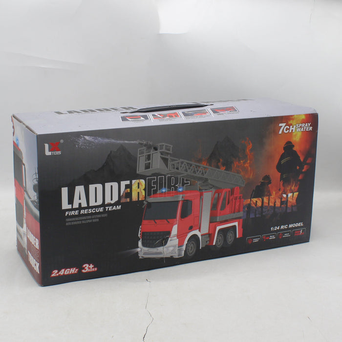 Rechargeable Ladder Fire Truck with Lights