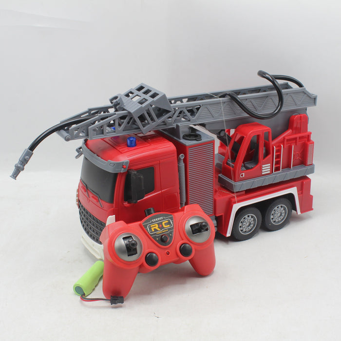 Rechargeable Ladder Fire Truck with Lights