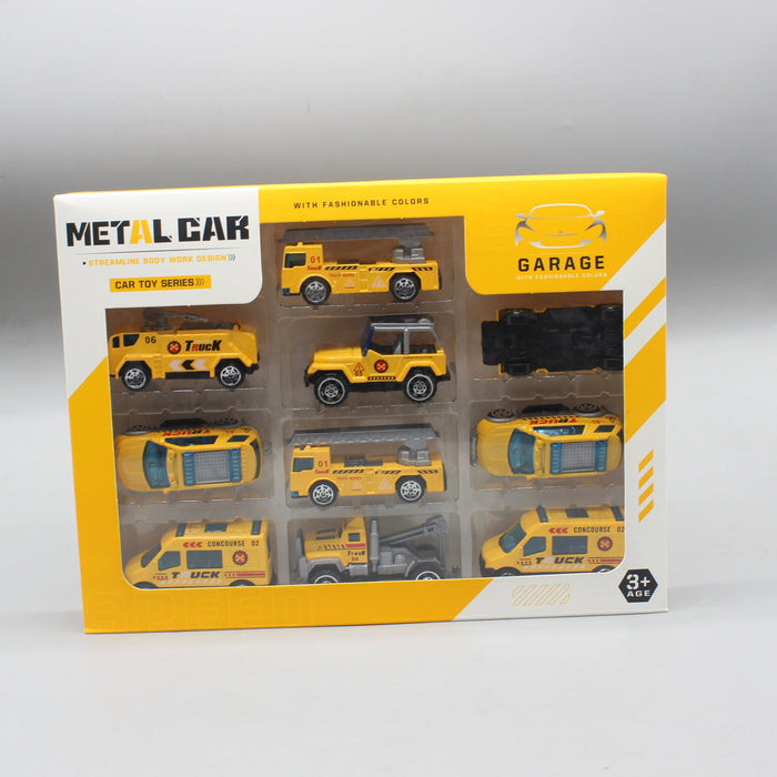 Diecast Construction Car Pack of 10