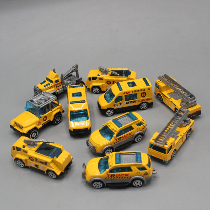 Diecast Construction Car Pack of 10