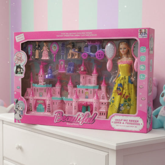 Castal Doll House with Accessories